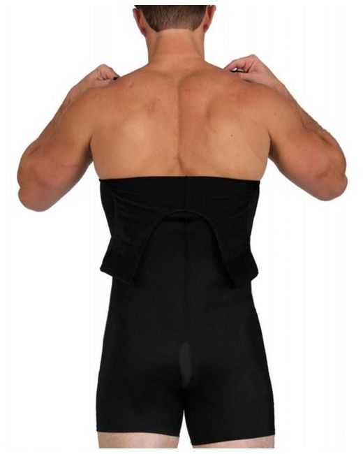 Instaslim Black Stretch Bodyshorts for men