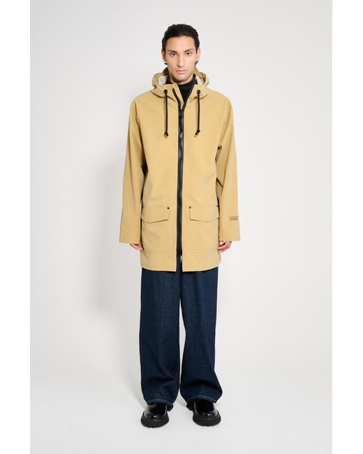 Stutterheim Blue Stockholm Patch Raincoat for men