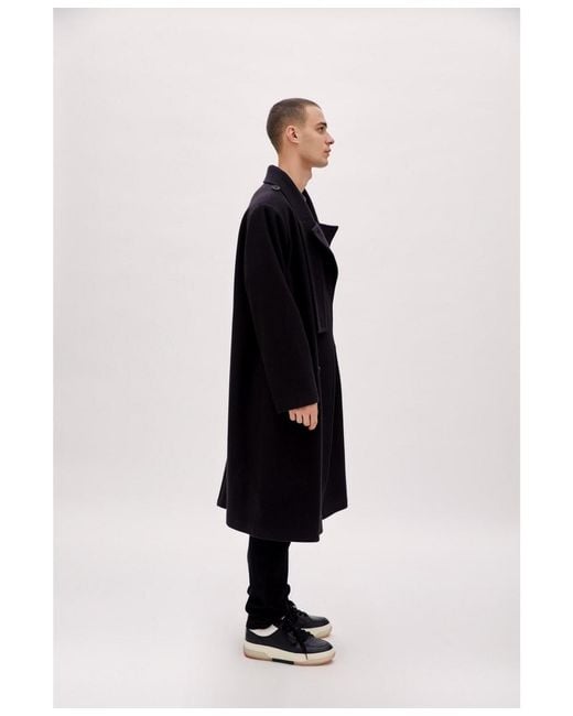 Pcfg Blue Wool Long Coat for men