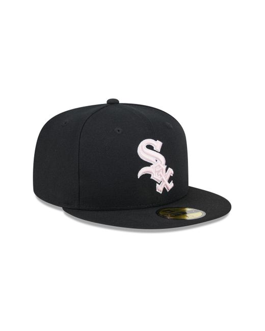 KTZ Black Chicago White Sox 2024 Mother's Day On-field 59fifty Fitted Hat for men