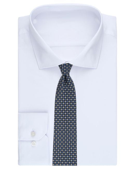 Perry Ellis Blue Classic Diamond Pattern Tie for men