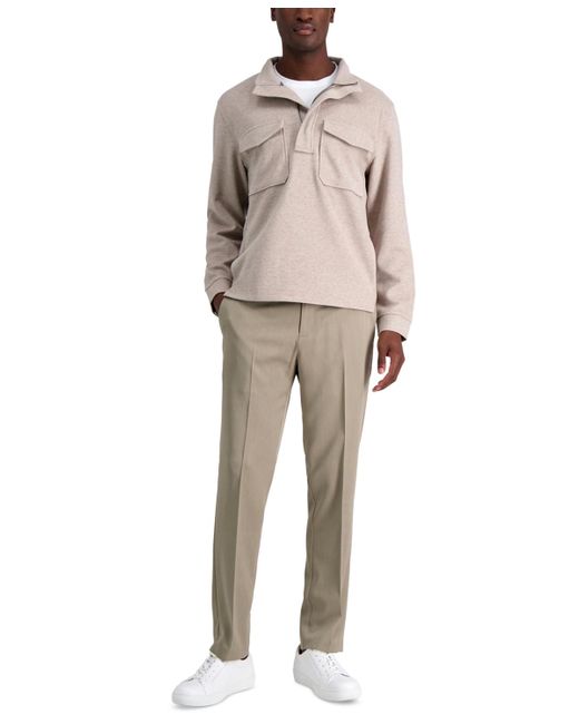Kenneth Cole Natural Slim-fit Stretch Dress Pants for men