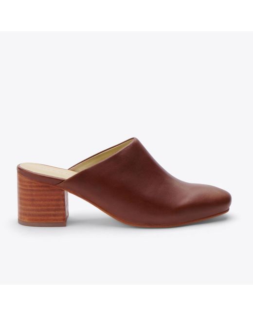 Nisolo Brown All-day Heeled Mule