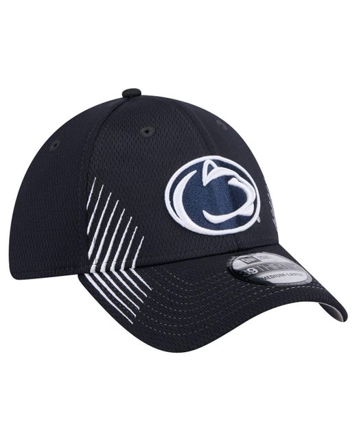 KTZ Blue Penn State Nittany Lions Active Slash Sides 39thirty Flex Hat for men