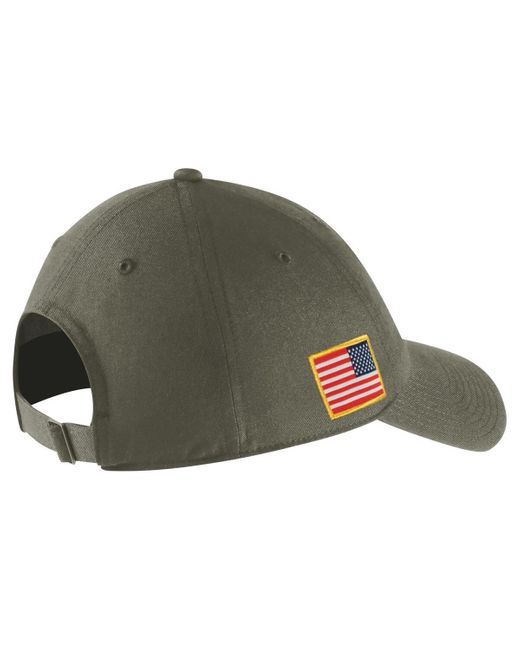 Nike Green Minnesota Golden Gophers Military-inspired Pack Heritage86 Adjustable Hat for men