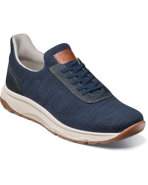 Florsheim Blue Satellite Knit Elastic Lace Slip On Sneaker for men