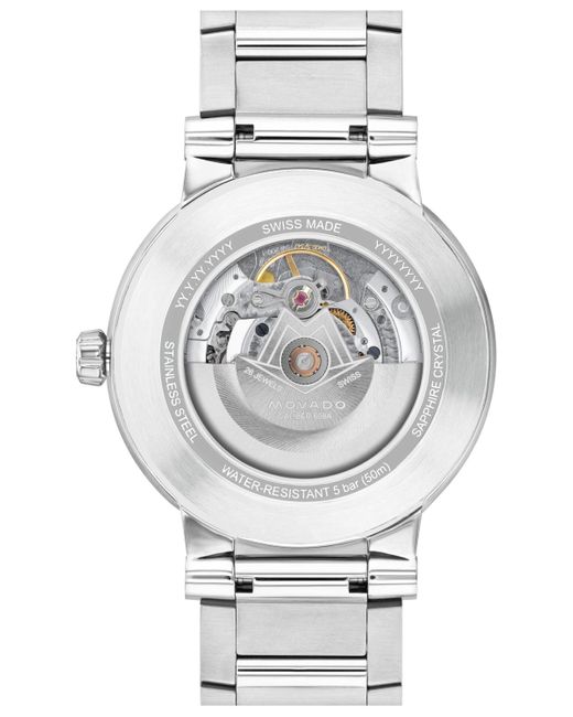 Movado Gray Vizio Swiss Automatic Stainless Steel Watch for men