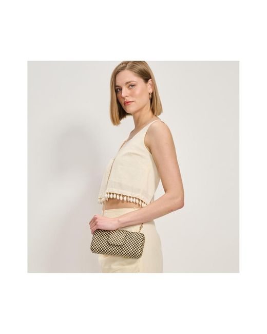 Moda Luxe White Sylvi Evening Bag