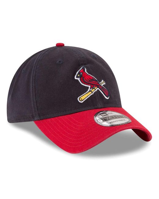 KTZ Red St. Louis Cardinals Team Replica Core Classic 9twenty Adjustable Hat for men
