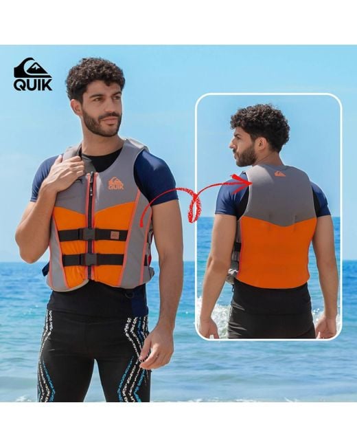 Quiksilver Gray Life Vest for men
