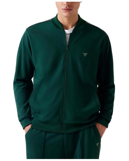 Guess Green Interlock Logo Sweatshirt for men
