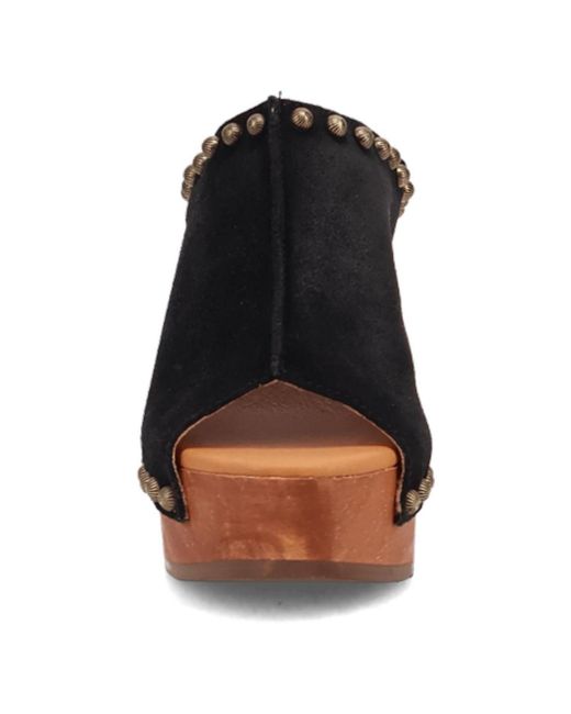 Dingo Black Echo Wooden Sandal