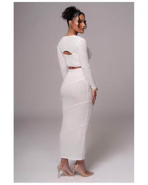 JLUXLABEL Gray All About You Skirt Set