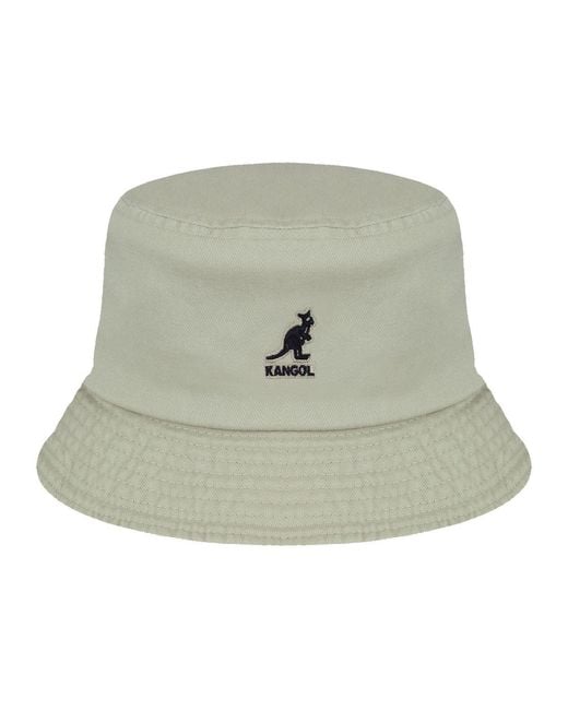 Kangol Natural Washed Bucket Hat for men