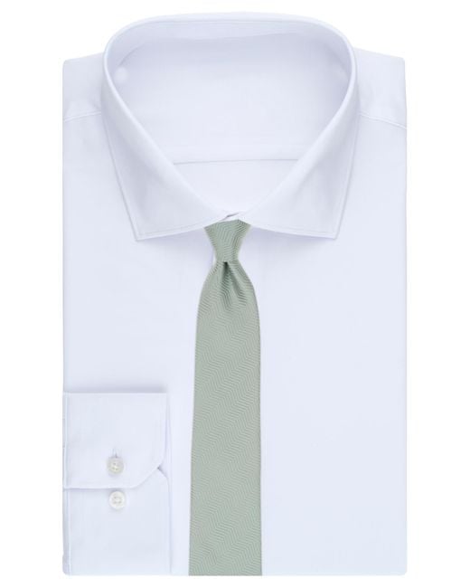 Alfani Green Herringbone Pattern Tie for men