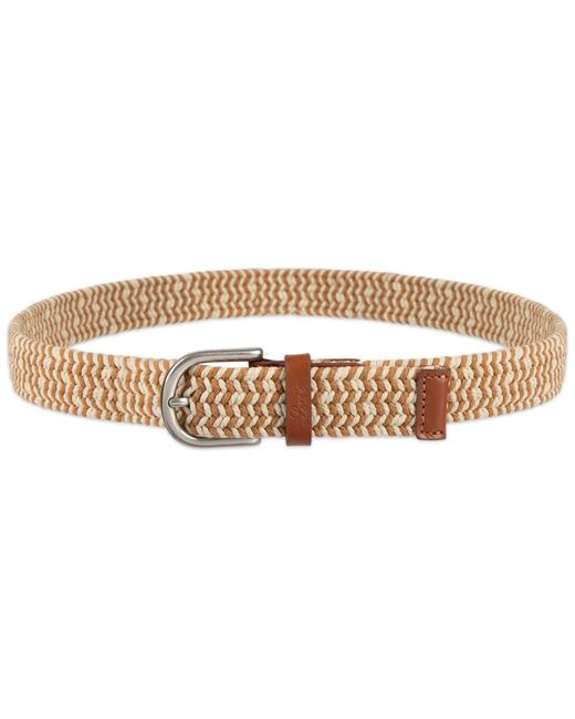 Levi's Natural Fully Adjustable Two-tone Braided Rope Belt