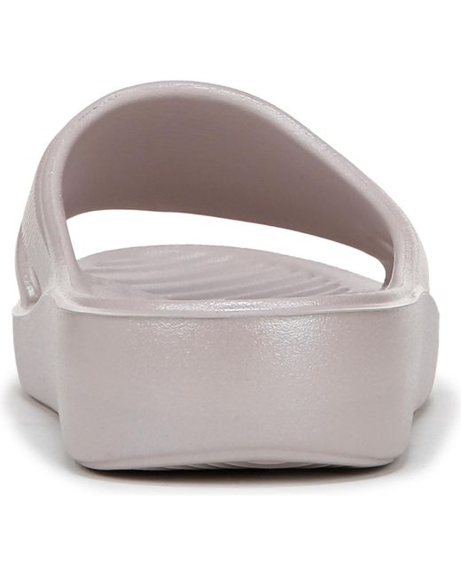 Ryka Gray Soothe Slide Sandals