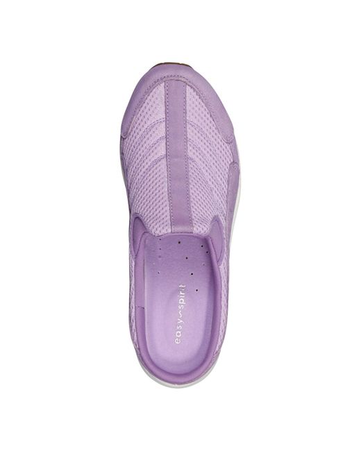 Easy Spirit Purple Travel Time Slip-on Walking Mules