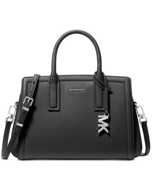 Michael Kors Black Michael Laila Small Leather Satchel