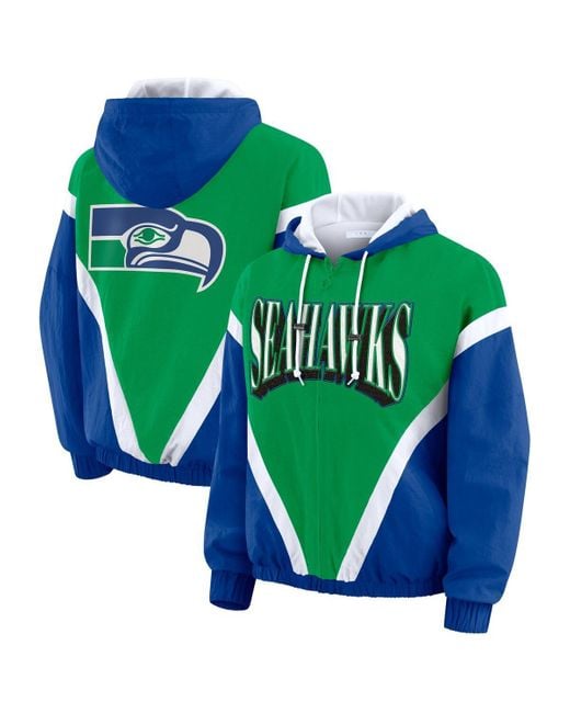 WEAR by Erin Andrews Women's Kelly Green/royal Seattle Seahawks