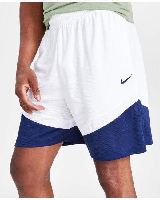 Nike Blue Icon Dri-fit Drawstring 8" Basketball Shorts for men