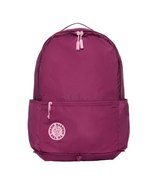 BABOON TO THE MOON Purple Packable Backpack