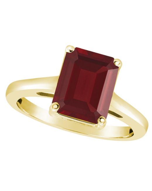 Macy's Red Multi Gemstone Ring