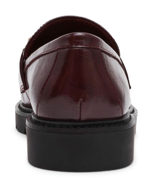 Anne Klein Brown Emme Lug Sole Loafers