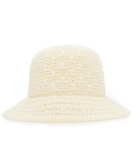 Steve Madden Natural Packable Cloche Hat