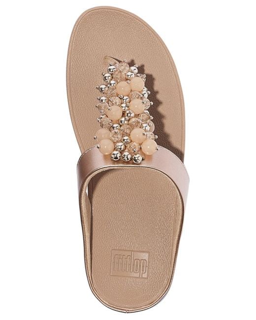Fitflop Multicolor Fino Bauble-bead Toe-post Sandals