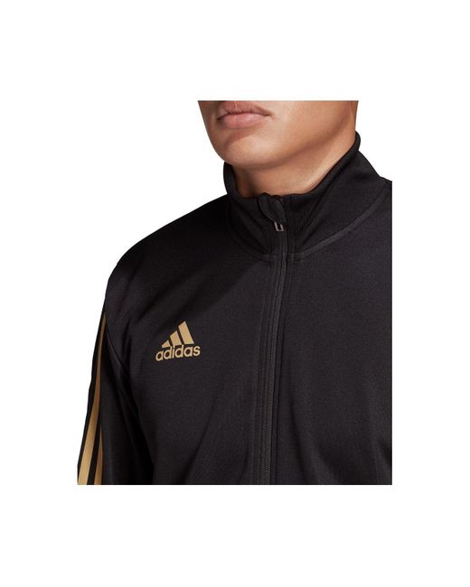 adidas black gold jacket
