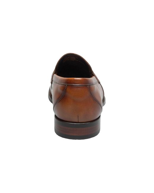 Stacy Adams Men\'s Keeler Moc Toe Tassel Loafers Cognac Brown Size 12M Stacy Adams Men main image 3