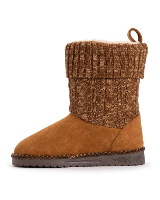Muk Luks Black Janet Boot