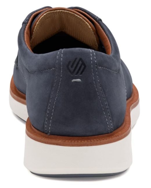 Johnston & Murphy Blue Parker Round Toe Sneakers for men