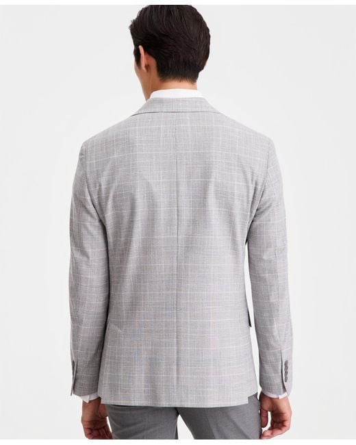 Calvin Klein Gray Slim-fit Blazer for men