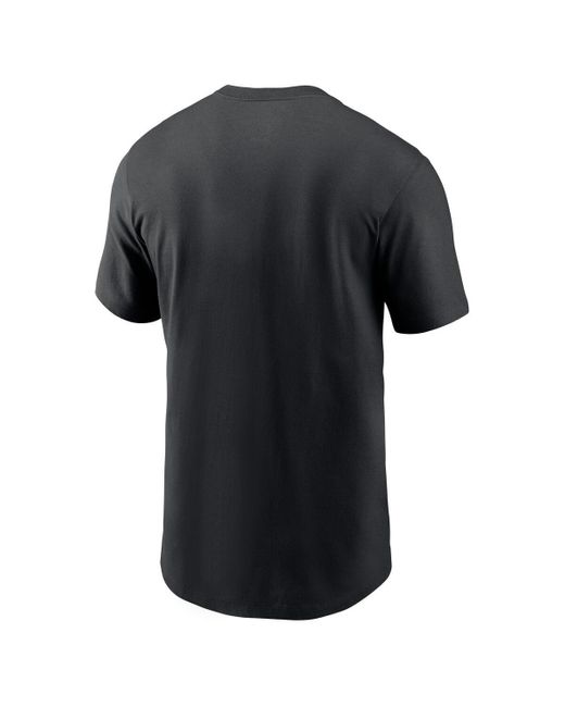 Nike Black Los Angeles Dodgers Lights Out Color Pop T-shirt for men
