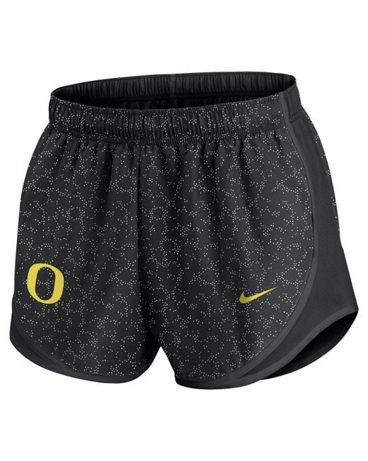 Nike Black Oregon Ducks Tempo Pattern Dri-fit Shorts