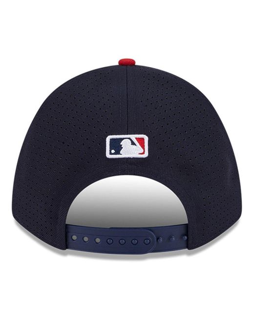 KTZ Blue Navy/red Athletics 2025 Mlb All-star Game Workout 9forty M-crown Adjustable Hat for men