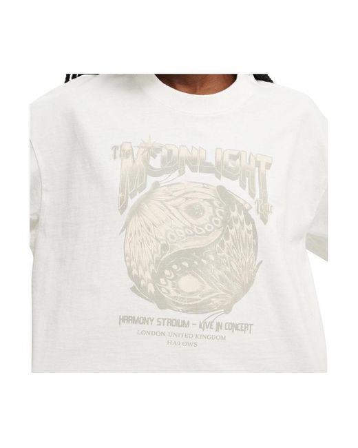 Cotton On White The Cropped Boxy Graphic Tee