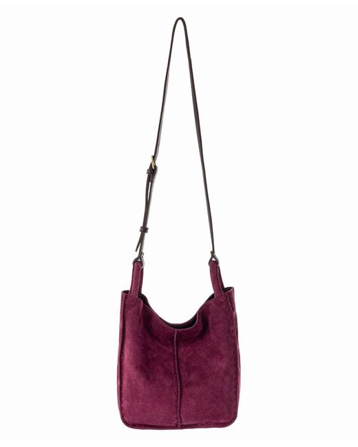 The Sak Women's Purple Los Felis Leather Small Crossbody Bag