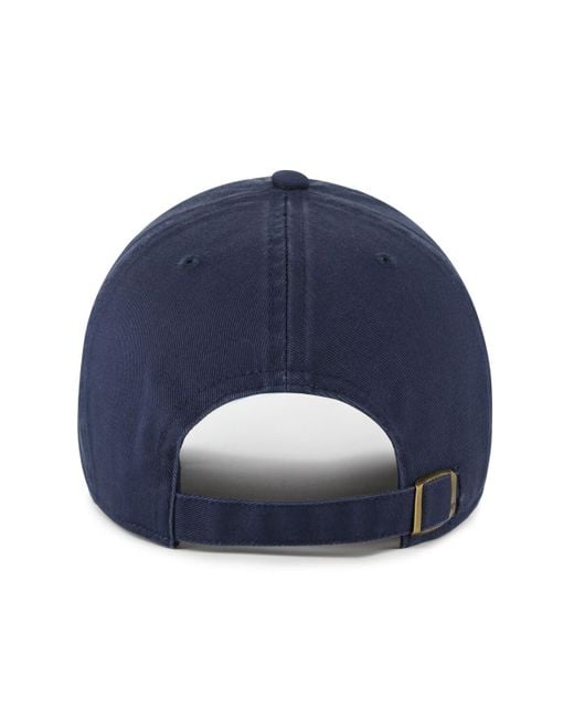 '47 Blue New England Patriots Ariana Clean Up Adjustable Hat