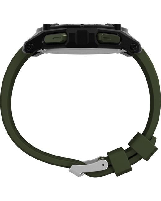 Timex Black Chronograph Silicone Watch for men