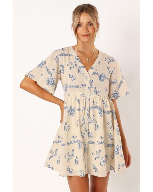 Petal & Pup Natural Elias Mini Dress