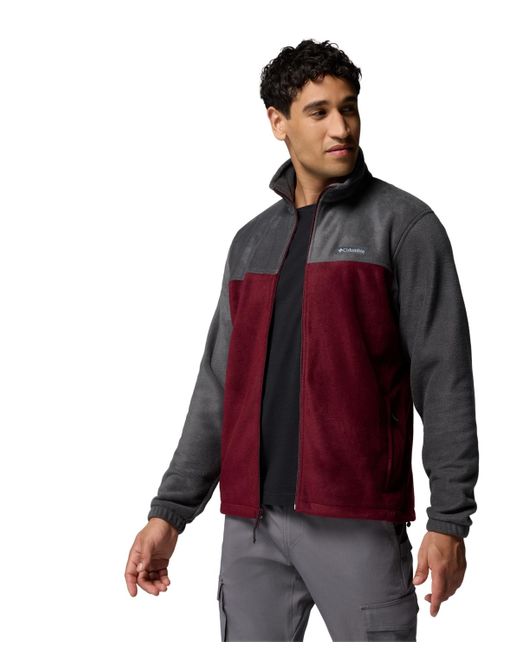 Columbia Red Steens Mountain Full Zip Fleece Jacket for men