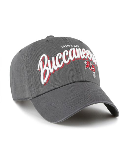 '47 Gray Tampa Bay Buccaneers Ariana Clean Up Adjustable Hat