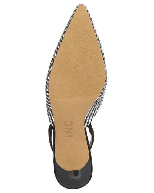 INC International Concepts Metallic Geosepa Halter Pumps