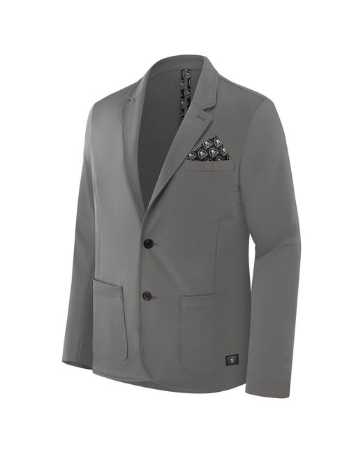 J. Palmer Gray Las Vegas Raiders Man-in-motion Blazer for men