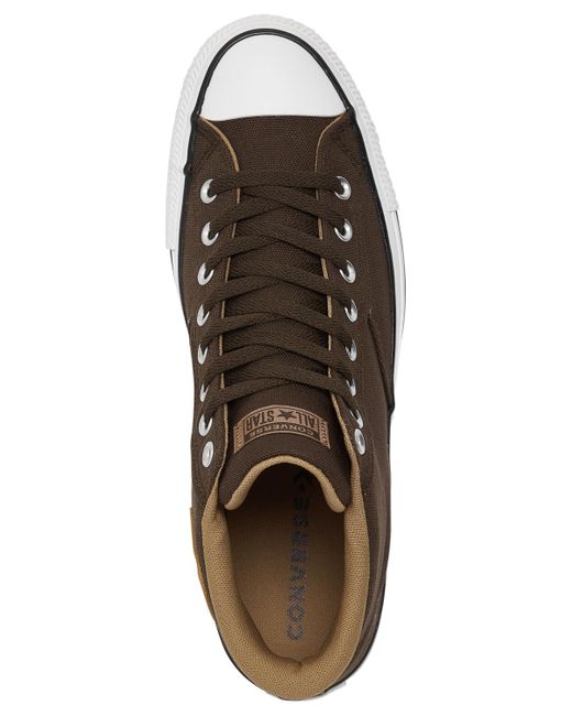 Converse Brown Chuck Taylor All Star Malden Street Casual Sneakers From Finish Line for men