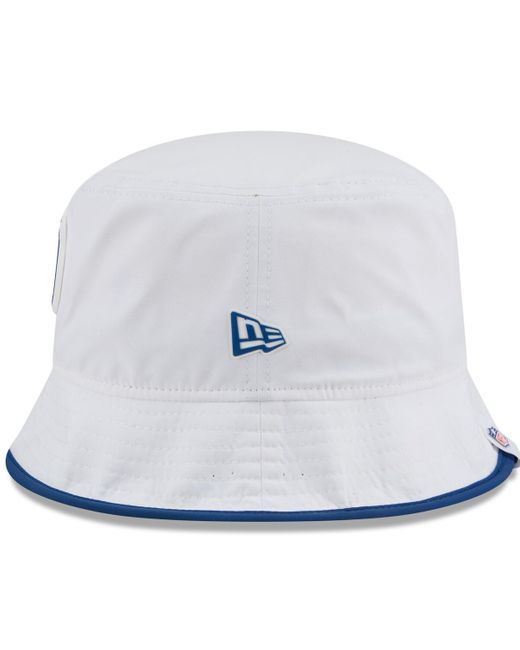 KTZ White Indianapolis Colts 2025 Nfl Training Camp Stretch Bucket Hat for men