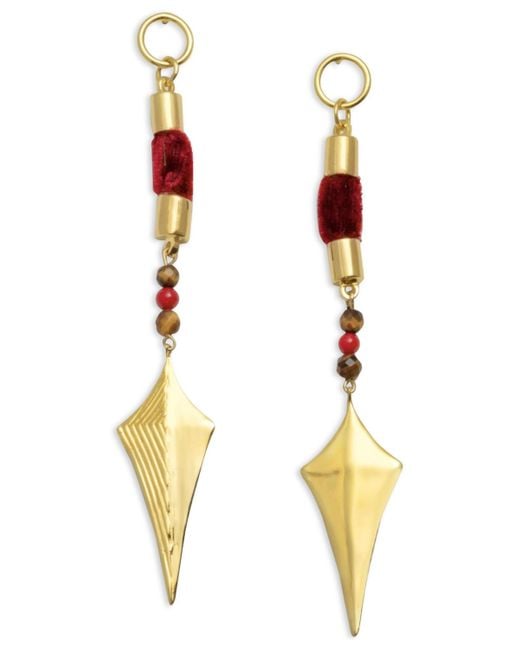 Nectar Nectar New York Metallic 18k Gold-plated Lanza Dangle Drop Earrings